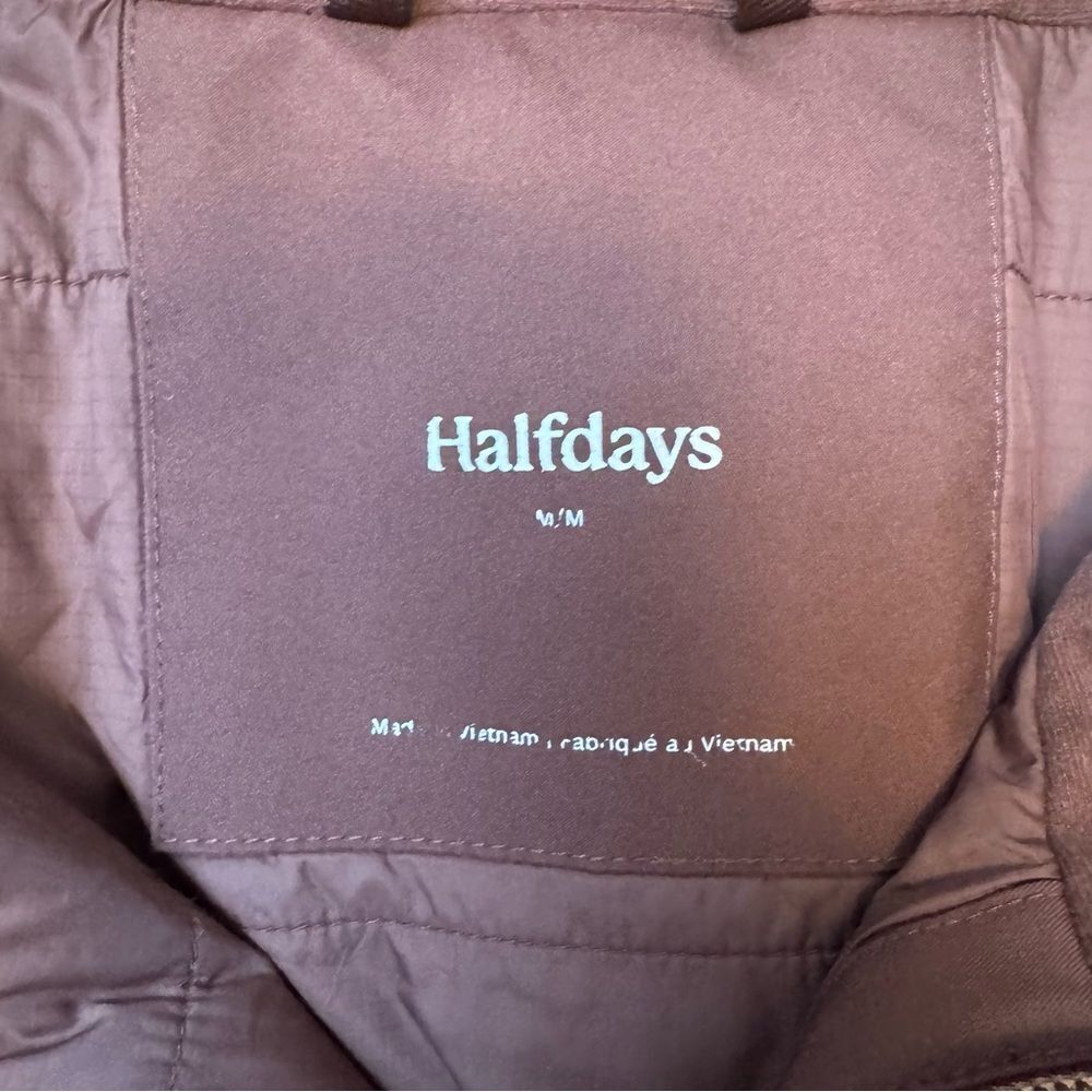 Halfdays Aston Jacket Belted Ski Jacket Brown Spiked Cocoa Medium Waterproof - Picture 8 of 9